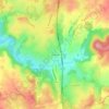 Topografische kaart Le Bariolet, hoogte, reliëf