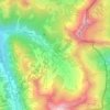 Topografische kaart Malbun, hoogte, reliëf