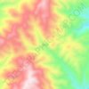 Topografische kaart Mapingguan, hoogte, reliëf