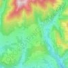 Topografische kaart Hohenau an der Raab, hoogte, reliëf