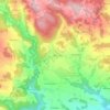 Topografische kaart Zeurz, hoogte, reliëf
