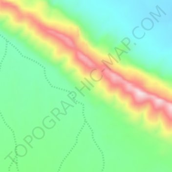 Topografische kaart Awdal, hoogte, reliëf