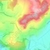 Topografische kaart Hübeli, hoogte, reliëf