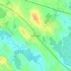 Topografische kaart Rathowen, hoogte, reliëf