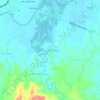 Topografische kaart Pinagwarasan, hoogte, reliëf