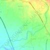 Topografische kaart Rosario, hoogte, reliëf