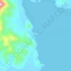 Topografische kaart Silanga, hoogte, reliëf