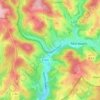 Topografische kaart Heide, hoogte, reliëf