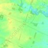Topografische kaart Tyneside, hoogte, reliëf