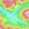 Topografische kaart Tuixent, hoogte, reliëf