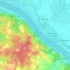 Topografische kaart Schutschur, hoogte, reliëf