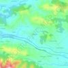 Topografische kaart El Remediu, hoogte, reliëf