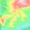 Topografische kaart Aydınlar, hoogte, reliëf