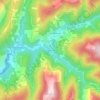 Topografische kaart O Mazonovo, hoogte, reliëf