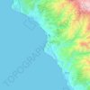 Topografische kaart Gallinazo, hoogte, reliëf