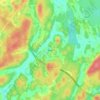 Topografische kaart Raati, hoogte, reliëf