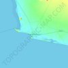 Topografische kaart Puerto Peñasco, hoogte, reliëf