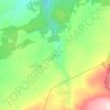 Topografische kaart Yarhisar, hoogte, reliëf