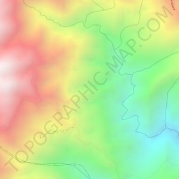 Topografische kaart El Maco, hoogte, reliëf