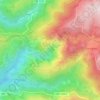 Topografische kaart Fisgas do Ermelo, hoogte, reliëf