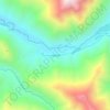 Topografische kaart Pejerreyes, hoogte, reliëf