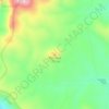 Topografische kaart Rim Rock, hoogte, reliëf
