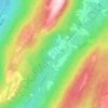 Topografische kaart Vestre Finnvollan, hoogte, reliëf