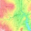 Topografische kaart Ambato, hoogte, reliëf