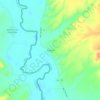 Topografische kaart Ruidosa, hoogte, reliëf