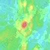 Topografische kaart Suur Munamägi, hoogte, reliëf