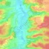 Topografische kaart Wörleschwang, hoogte, reliëf