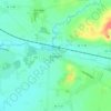 Topografische kaart Dösjebro, hoogte, reliëf