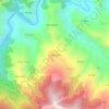 Topografische kaart Harda Tadiyal, hoogte, reliëf