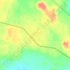 Topografische kaart Metiskow, hoogte, reliëf