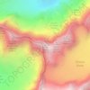 Topografische kaart Roche Faurio, hoogte, reliëf