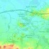 Topografische kaart Belgern, hoogte, reliëf