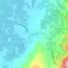 Topografische kaart Mapawa, hoogte, reliëf