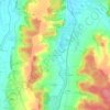 Topografische kaart Halbertshofen, hoogte, reliëf