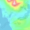 Topografische kaart Kilbride, hoogte, reliëf