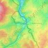 Topografische kaart Küchelscheid, hoogte, reliëf