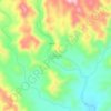 Topografische kaart Tisfriouine, hoogte, reliëf