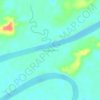 Topografische kaart Nanga Merit, hoogte, reliëf
