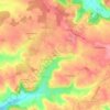 Topografische kaart Assau, hoogte, reliëf