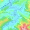 Topografische kaart Oruña, hoogte, reliëf