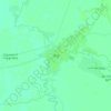 Topografische kaart Thongwa, hoogte, reliëf