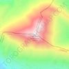 Topografische kaart Monte Sammucro, hoogte, reliëf