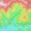 Topografische kaart Hinterwinkl, hoogte, reliëf