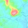Topografische kaart Cerro Morungava, hoogte, reliëf