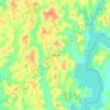 Topografische kaart Picoaza, hoogte, reliëf