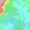 Topografische kaart Le Mitan, hoogte, reliëf